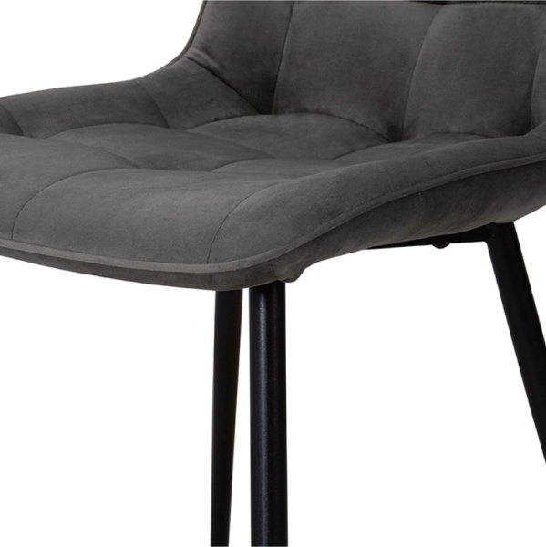 Стул B105 (B105 SMOKE VL17, BK)